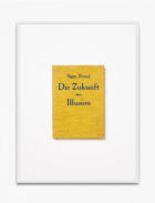 Annette Kelm, Sigmund Freu, "Die Zukunft einer Illusion", 1927. Internationaler psychoanalytischer Verlag, Wien, 2021. De la série "Die Bücher", 2019–2021. Tirage pigmentaire d’archives. 70 x 52,5 cm. Collection Mudam Luxembourg. Acquisition 2022 © Annette Kelm. Courtesy de l’artiste et Herald St, Londres
