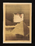 Germaine Hoffmann, "Refuge du chercheur d’or", 1985. Collage 57 x 39,9 cm. Collection Mudam Luxembourg – Musée d’Art Moderne Grand-Duc Jean. Acquisition 2021 © Photo : Rémi Villaggi | Mudam Luxembourg