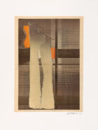 Germaine Hoffmann, "L’Adieu", 1988. Collage. 57,4 x 41,4 cm. Collection Mudam Luxembourg, Musée d’Art Moderne Grand-Duc Jean. Acquisition 2021 © Photo : Rémi Villaggi | Mudam Luxembourg