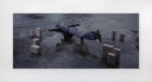 Javier Vallhonrat Acaso N°69 (Volando), 2002 Photographie noir et blanc 91,3 x 170 cm Collection Mudam Luxembourg Acquisition 2003 © Photo : Rémi Villaggi