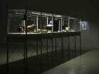 Christian Andersson, ‘From Lucy with Love’, 2011. Installation technique mixte, film 16mm noir et blanc. 196 x 600 x 70 cm. Collection Mudam Luxembourg. Acquisition 2011 © Photo : Terje Östling / Moderna Museet