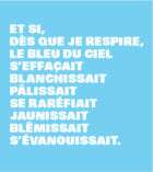 Rémy Zaugg, "N.T.16e", 1998/2000. De la série "Le Monde voit", 1993–2000. Peinture au pistolet, lettres sérigraphiées, vernis sur aluminium. 230,9 x 206,2 cm. Collection Mudam Luxembourg. Acquisition 2000 © Photo : Rémi Villaggi | Mudam Luxembourg