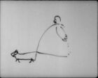 Robert Breer a man and his dog out for air mudam collection