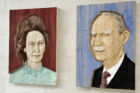 Stephan Balkenhol, ‘Portaits de SS.AA.RR. Le Grand-Duc Jean et La Grande-Duchesse Joséphine-Charlotte’, 2006/2010. Collection Mudam Luxembourg © Photo : SIP | Nicolas Bouvy
