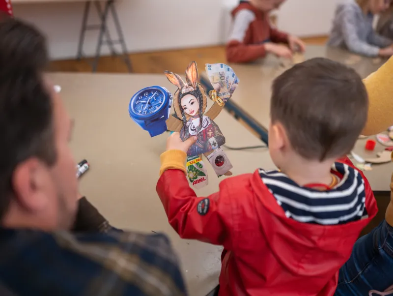 Drop In! Workshop with Dadofonic, 2026, Mudam Luxembourg. Photo: Martin_Argyroglo © Mudam Luxembourg