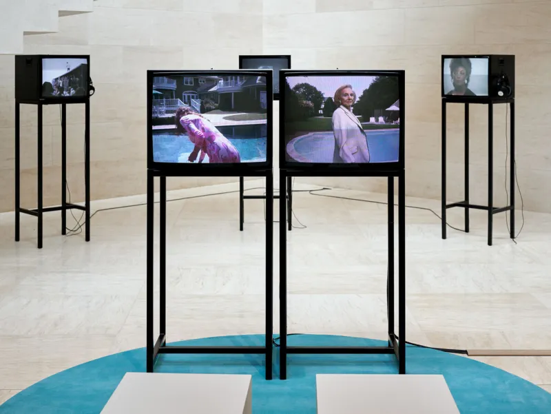 Exhibition view ‘Video Killed the Radio Star: The 1980s and Their Cultural Echoes’, 12.06.2026 — 11.10.2026
Mudam Luxembourg – Musée d’Art Moderne Grand-Duc Jean
Photo: Mareike Tocha © Mudam Luxembourg
