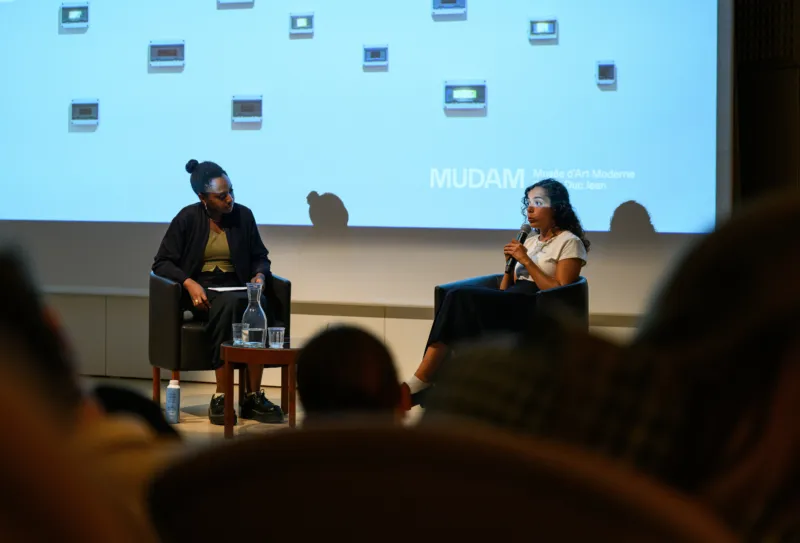 Joyce Joumaa and Caroline Honorien in conversation at Mudam Luxembourg 03.07.2026