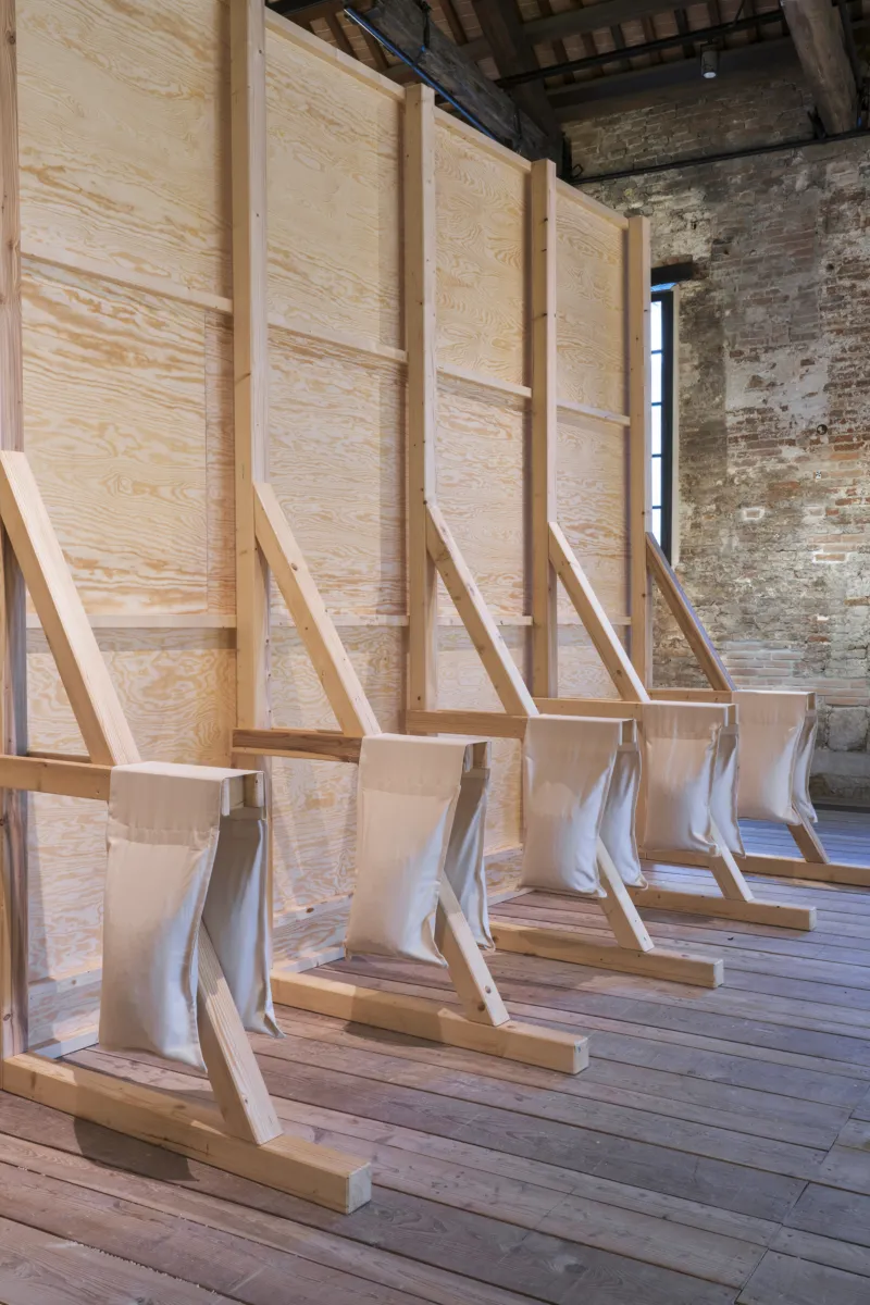 Exhibition view, "Tina Gillen. Faraway So Close", Luxembourg Pavilion, Biennale Arte 2022