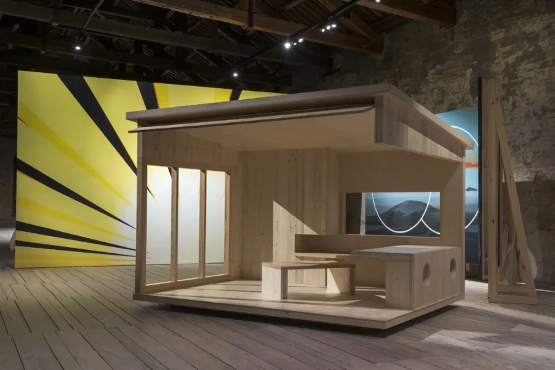 Exhibition view, Tina Gillen. Faraway So Close, Luxembourg Pavilion, Biennale Arte 2022