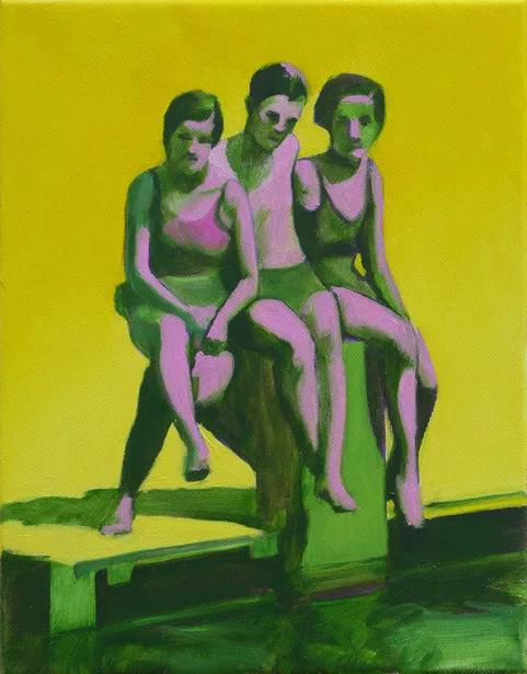Painting by Chantal Maquet