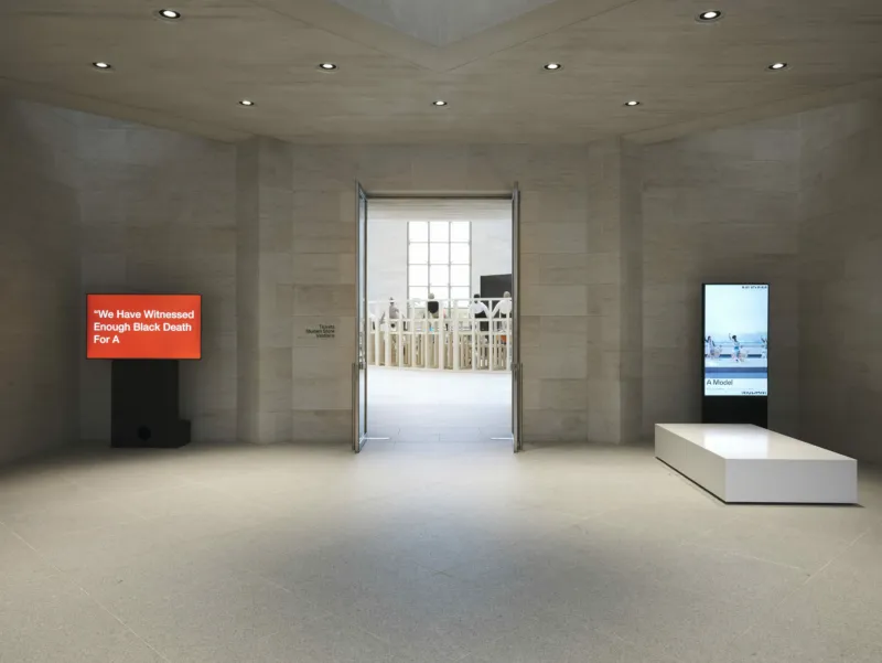 View of the exhibition ‘A Model’, Mudam Luxembourg © Photo: Mareike Tocha | Mudam Luxembourg