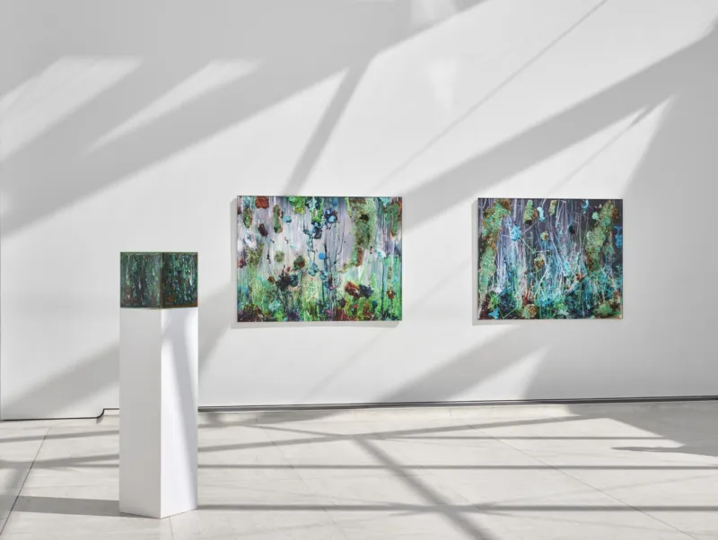 View of the exhibition ‘Agnieszka Kurant. Risk Landscape’, Mudam Luxembourg. Photo: Mareike Tocha © Mudam Luxembourg