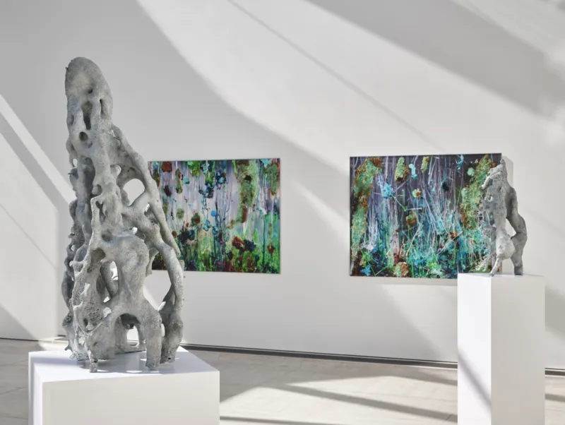 View of the exhibition ‘Agnieszka Kurant. Risk Landscape’, Mudam Luxembourg. Photo: Mareike Tocha © Mudam Luxembourg