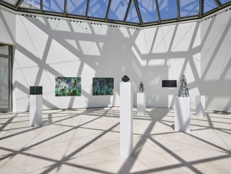 View of the exhibition ‘Agnieszka Kurant. Risk Landscape’, Mudam Luxembourg. Photo: Mareike Tocha © Mudam Luxembourg