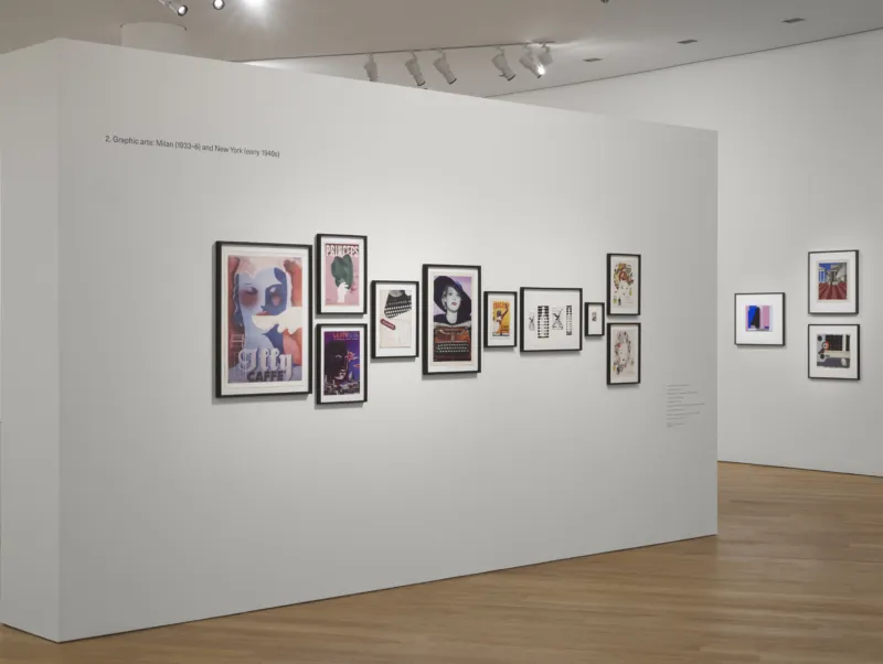 View of the exhibition ‘Xanti Schawinsky: Play, Life, Illusion – a Retrospective’, Mudam Luxembourg. Photo: Mareike Tocha © Mudam Luxembourg