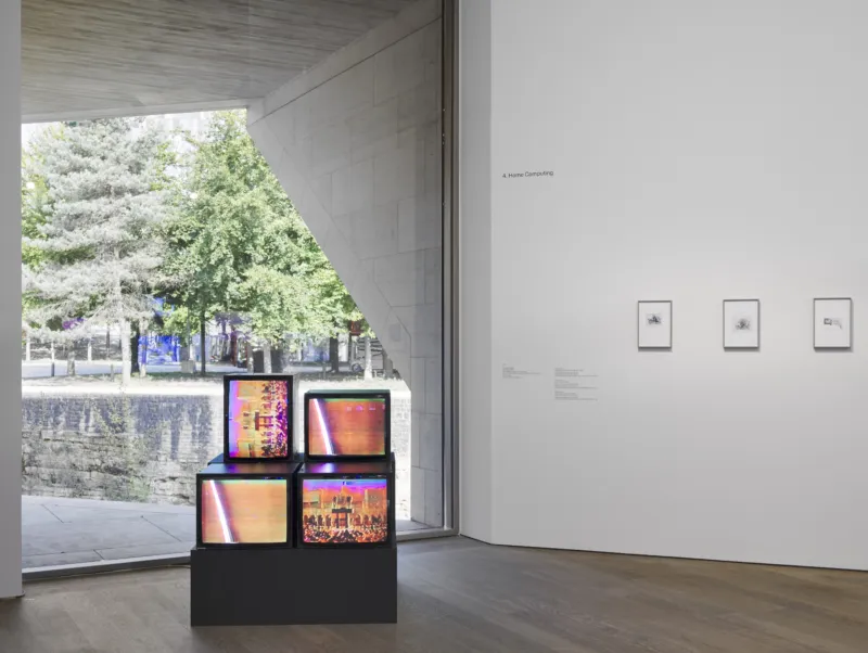 View of the exhibition ‘Radical Software: Women, Art & Computing 1960–1991’, Mudam Luxembourg. Photo: Mareike Tocha © Mudam Luxembourg