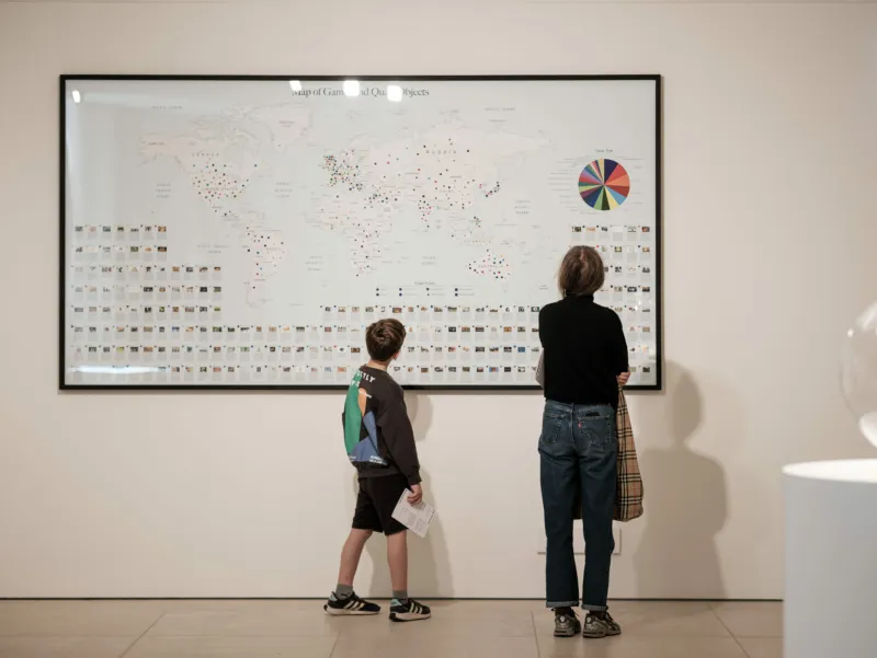 View of the exhibition ‘Agnieszka Kurant. Risk Landscape’, Mudam Luxembourg © Photo: Pancake! Photographie | Mudam Luxembourg