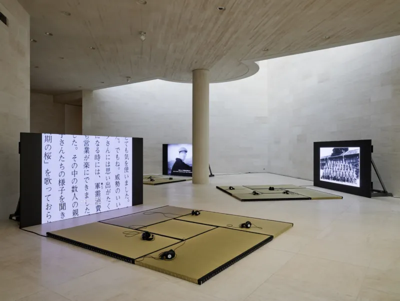View of the exhibition ‘Ho Tzu Nyen: Time & the Tiger’, Mudam Luxembourg. Photo: Mareike Tocha © Mudam Luxembourg
