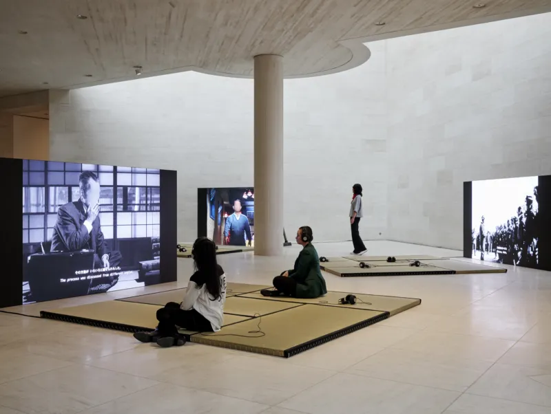 View of the exhibition ‘Ho Tzu Nyen: Time & the Tiger’, Mudam Luxembourg. Photo: Mareike Tocha © Mudam Luxembourg