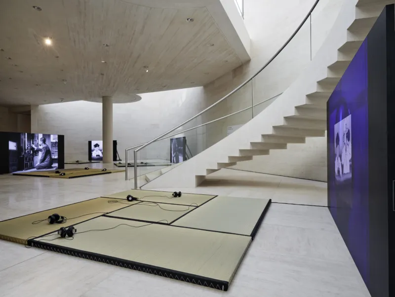 View of the exhibition ‘Ho Tzu Nyen: Time & the Tiger’, Mudam Luxembourg. Photo: Mareike Tocha © Mudam Luxembourg