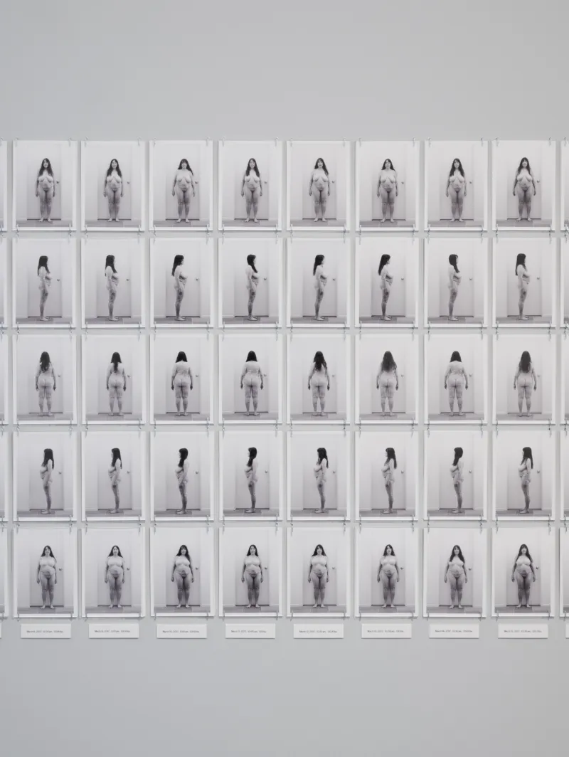 Exhibition view ‘Eleanor Antin: A Retrospective’, Mudam Luxembourg. Photo: Mareike Tocha © Mudam Luxembourg