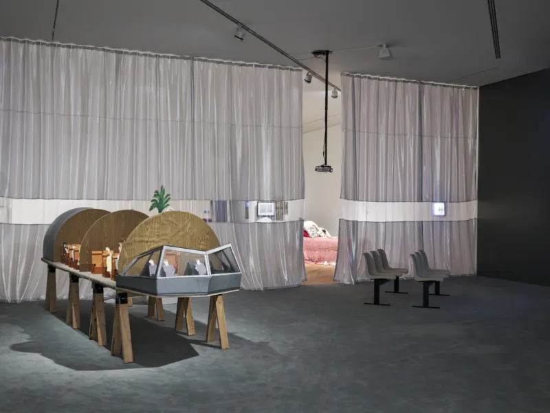 Exhibition view ‘Eleanor Antin: A Retrospective’, Mudam Luxembourg. Photo: Mareike Tocha © Mudam Luxembourg