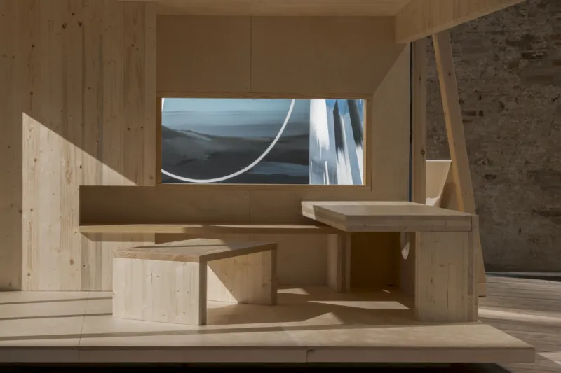 Exhibition view, "Tina Gillen. Faraway So Close", Luxembourg Pavilion, Biennale Arte 2022