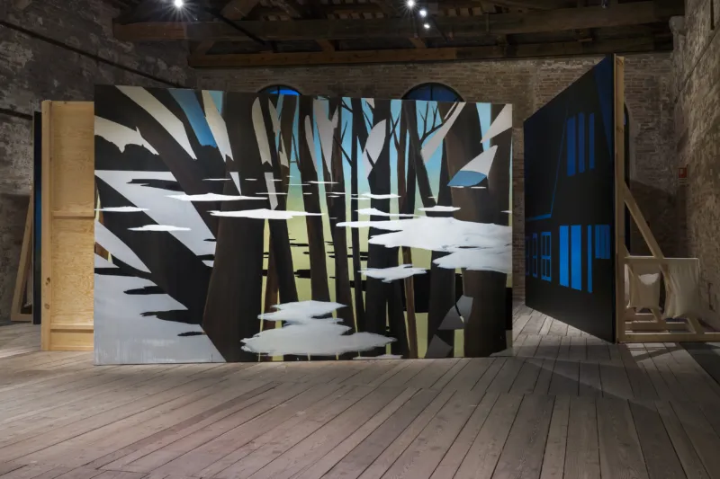 Exhibition view, "Tina Gillen. Faraway So Close", Luxembourg Pavilion, Biennale Arte 2022