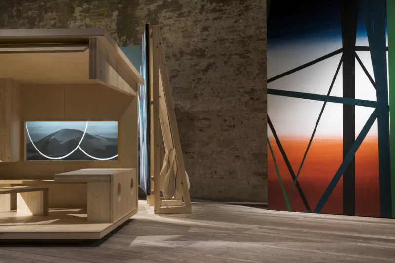 Exhibition view, "Tina Gillen. Faraway So Close", Luxembourg Pavilion, Biennale Arte 2022