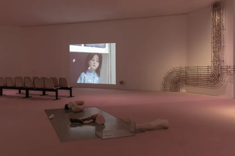 Vue de l’exposition "After Laughter Comes Tears", Mudam Luxembourg 13.10.2023 – 07.01.2024  © Photo : Fabrizio Vatieri | Mudam Luxembourg