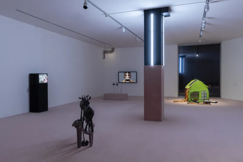 Vue de l’exposition "After Laughter Comes Tears", Mudam Luxembourg 13.10.2023 — 07.01.2024  © Photo : Fabrizio Vatieri | Mudam Luxembourg