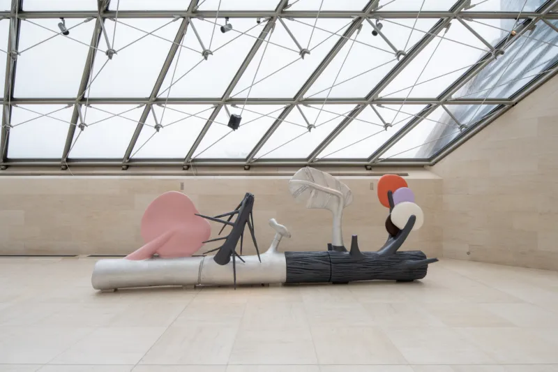 Vue de l'exposition "Martine Feipel & Jean Bechameil. Garden of Resistance", 05.02.2022 – 09.01.2023, Mudam Luxembourg