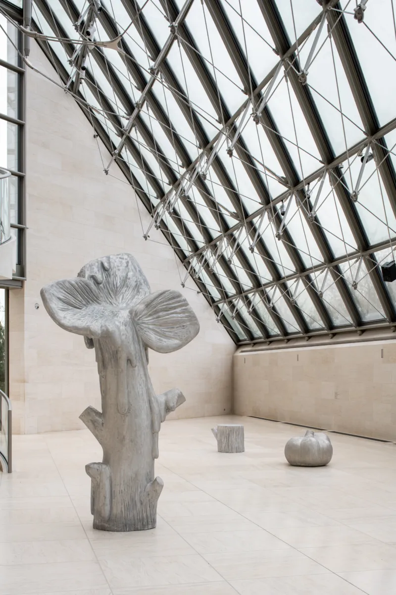 Vue de l'exposition "Martine Feipel & Jean Bechameil. Garden of Resistance", 05.02.2022 – 09.01.2023, Mudam Luxembourg