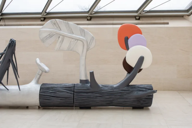 Vue de l'exposition "Martine Feipel & Jean Bechameil. Garden of Resistance", 05.02.2022 – 09.01.2023, Mudam Luxembourg