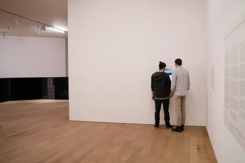 Vue de l'exposition "Freigeister", 11.11.2021 – 27.02.2022, Mudam Luxembourg.