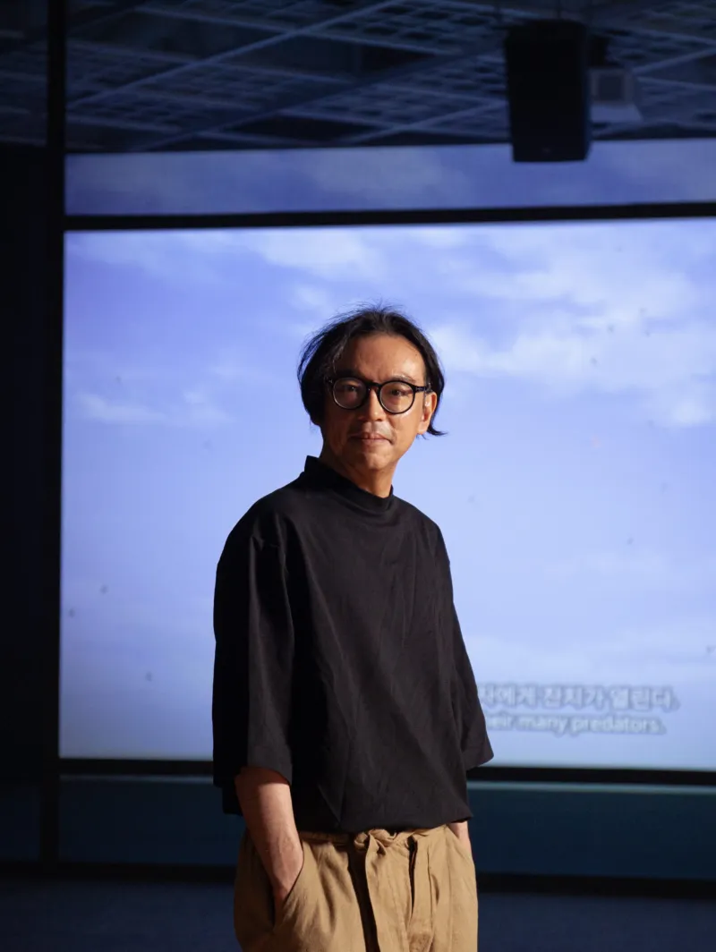 Artist Ho Tzu Nyen. Photo: Seowon Nam. Courtesy of Art Sonje Center 2024
