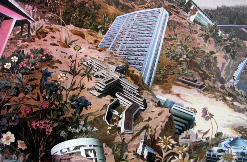 Bert Theis KB Project 2004 Collage unframed Collection Mariette Schiltz