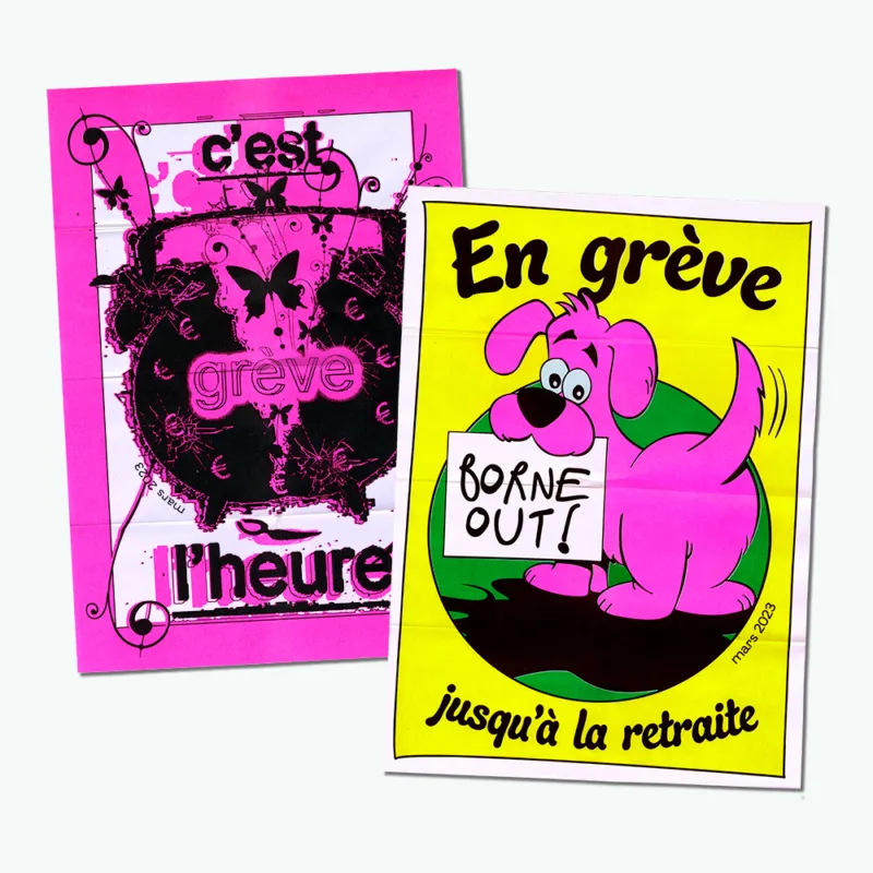 Colorful publications with cartoons on their cover.