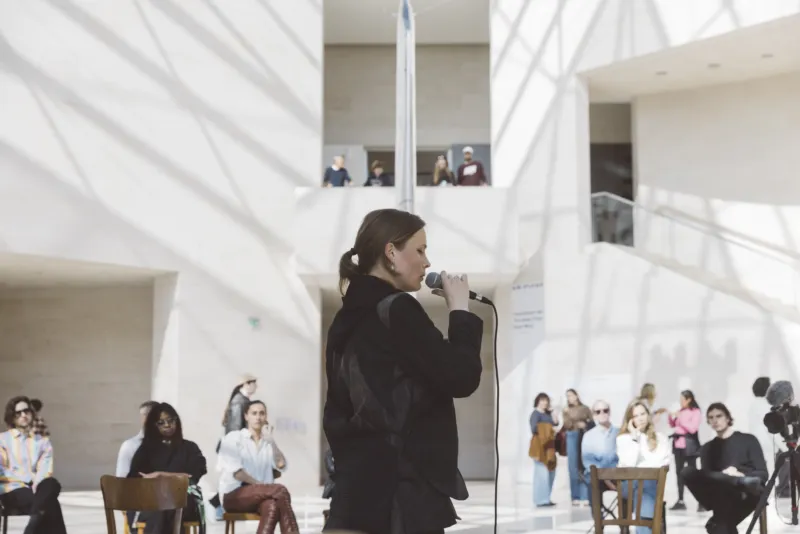 ‘Bárbara Sánchez-Kane: Aguas Frescas’, in collaboration with Lucy Railton. 18.05.2025, Mudam Luxembourg. Photo: Eike Walkenhorst © Mudam Luxembourg