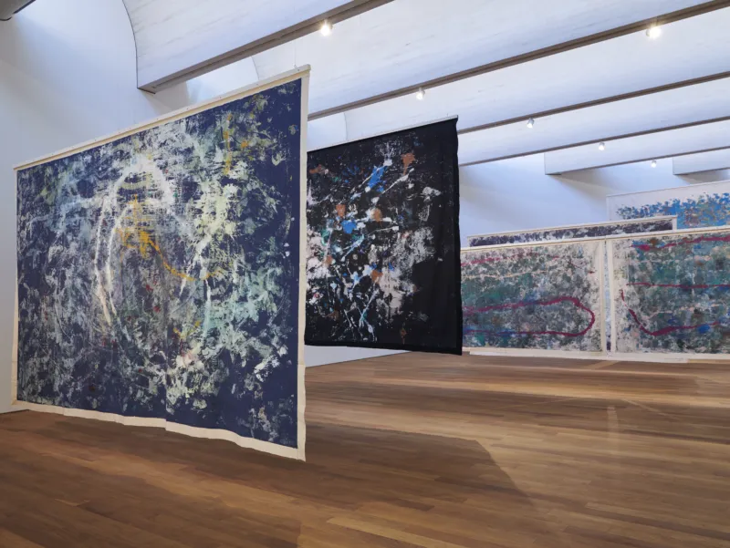 Exhibition view ‘Igshaan Adams: Between Then and Now’, Mudam Luxembourg. Photo: Marc Domage © Mudam Luxembourg