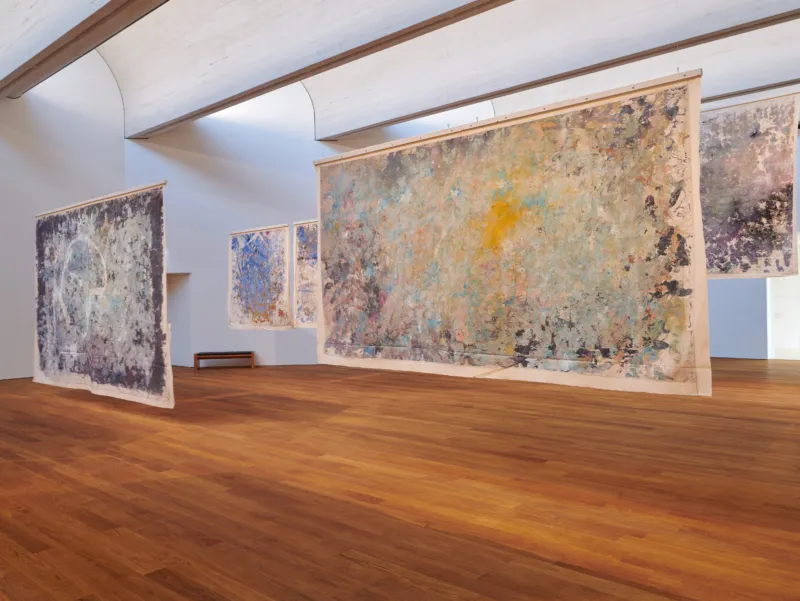 Exhibition view ‘Igshaan Adams: Between Then and Now’, Mudam Luxembourg. Photo: Marc Domage © Mudam Luxembourg