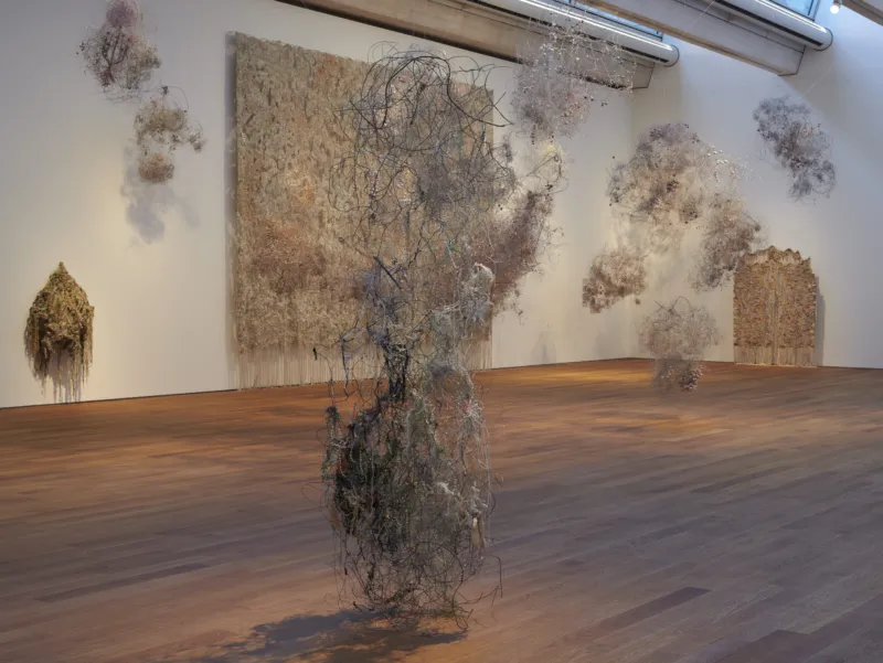 Exhibition view ‘Igshaan Adams: Between Then and Now’, Mudam Luxembourg. Photo: Marc Domage © Mudam Luxembourg