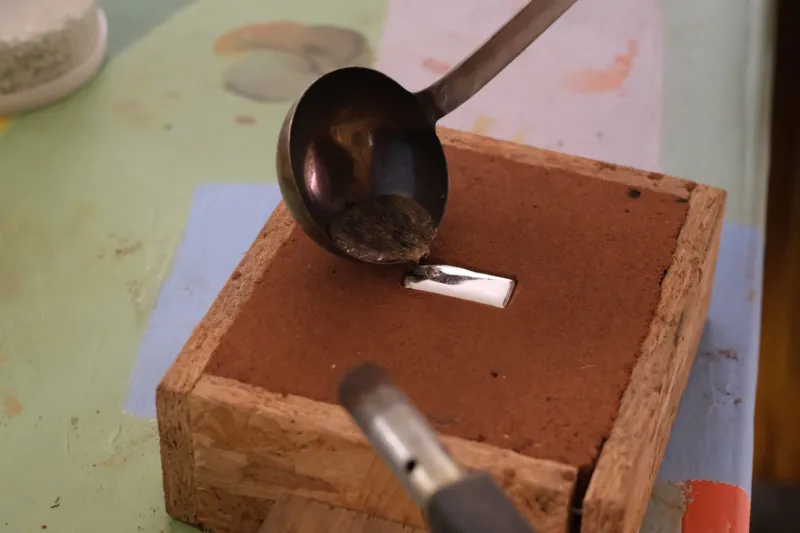 Pewter casting workshop