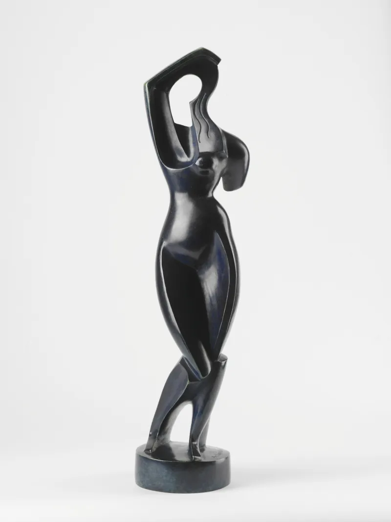 Alexander Archipenko, "Femme se coiffant", 1915. Saarlandmuseum – Moderne Galerie
