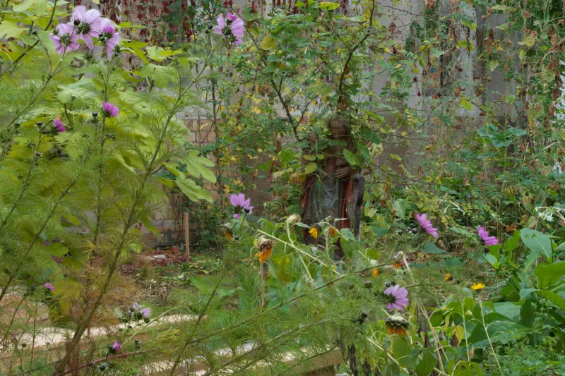 View of Danh Vo's Garden in Güldenhof