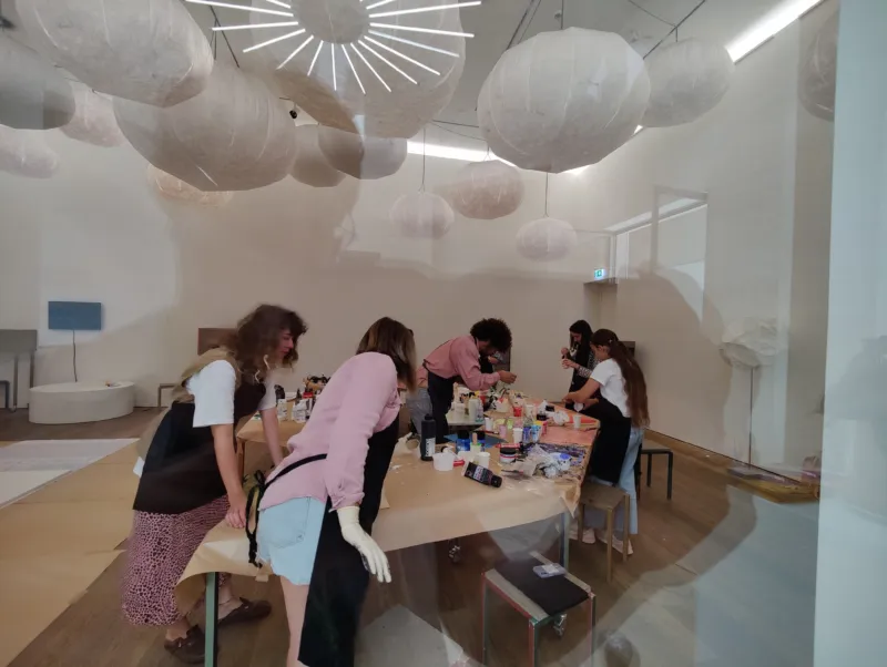 Youth workshop at Mudam. August 2024 © Mudam Luxembourg