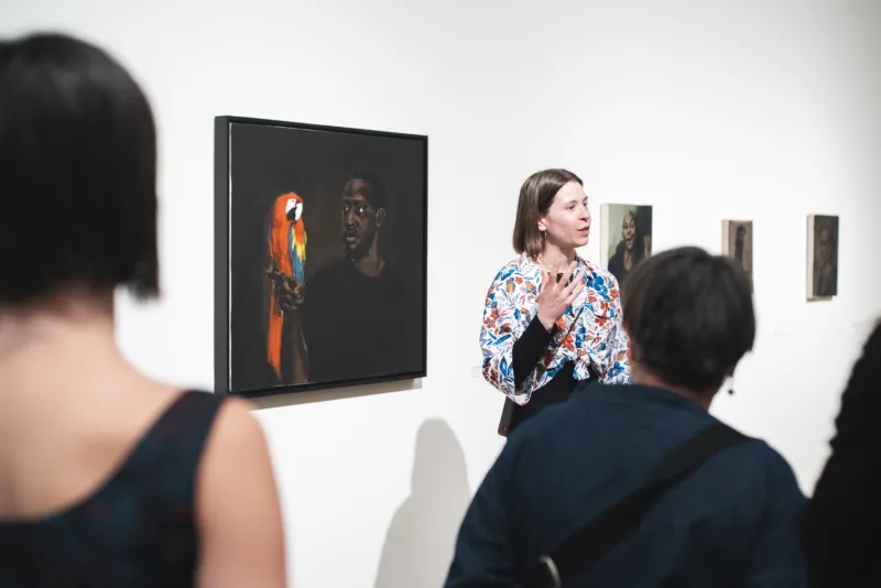Opening of the exhibition "Lynette Yiadom-Boakye. Fly In League With The Night", 31.05.2022 Mudam Luxembourg © Photo : Simon Verjus | Mudam Luxembourg