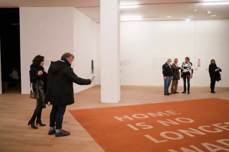 Vue de l'exposition "Freigeister", 11.11.2021 – 27.02.2022, Mudam Luxembourg.
