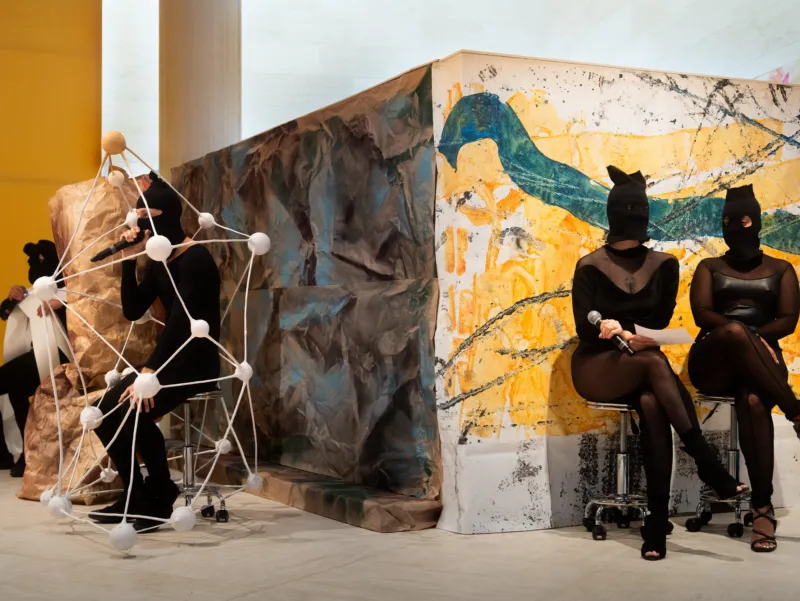 Performance ‘Xanti Shenanigans’ by Monster Chetwynd, 11.07.2024, Mudam Luxembourg. Photo: Makoto C. Ôkubo © Mudam Luxembourg