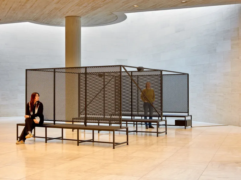 Vue de l'exposition "Nora Turato. i am happy to own my implicit biases", 19.11.2022 – 04.05.2023 Mudam Luxembourg © Photo : Studio Rémi Villaggi | Mudam Luxembourg